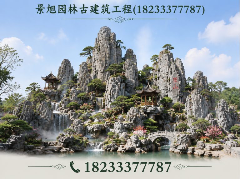 曲阳县景旭园林古建筑工程展示图